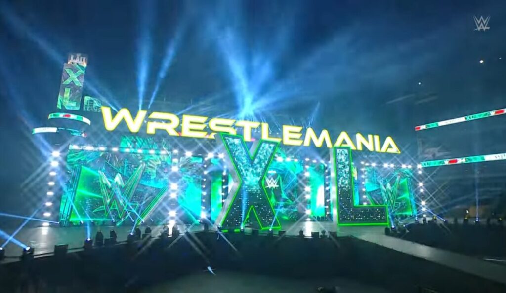 WWE WrestleMania 40 Stage is a professional fighting event